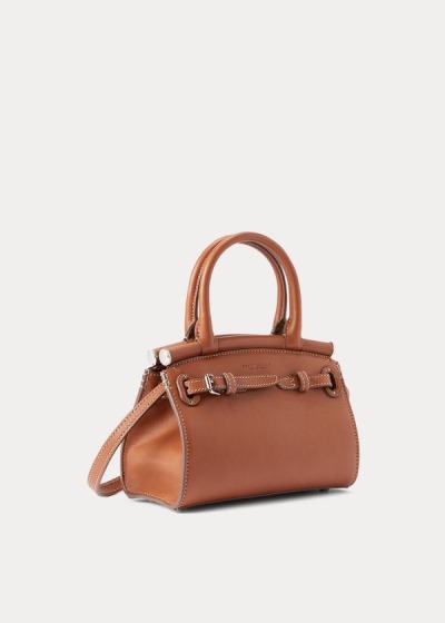 Bolsos De Mano Ralph Lauren Mujer Dorados - Calfskin Mini RL50 - ODSRT3260